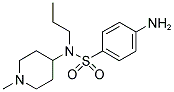 4-AMINO-N-(1-METHYLPIPERIDIN-4-YL)-N-PROPYLBENZENESULPHONAMIDE Struktur