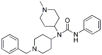 N-(1-BENZYLPIPERIDIN-4-YL)-N-(1-METHYLPIPERIDIN-4-YL)-N'-PHENYLUREA Struktur