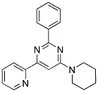 2-PHENYL-4-PIPERIDIN-1-YL-6-PYRIDIN-2-YLPYRIMIDINE Struktur