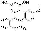 4-(3',5'-DIHYDROXYPHENYL)-3-(4'-METHOXYPHENYL)COUMARIN Struktur