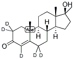 4-ANDROSTEN-17ALPHA-METHYL-17BETA-OL-3-ONE-2,2,4,6,6-D5 Struktur