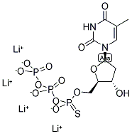 THYMIDINE-5'-O-(1-THIOTRIPHOSPHATE) LITHIUM SALT Struktur