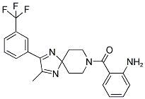 8-(2-AMINOBENZOYL)-2-METHYL-3-(3-(TRIFLUOROMETHYL)PHENYL)-1,4,8-TRIAZASPIRO[4.5]DECA-1,3-DIENE Struktur