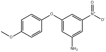 3-(4-METHOXY-PHENOXY)-5-NITRO-PHENYLAMINE Struktur