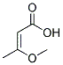 3-METHOXYBUT-2-ENOIC ACID Struktur