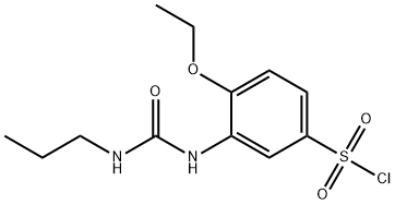 4-ETHOXY-3-(3-PROPYL-UREIDO)-BENZENESULFONYL CHLORIDE Struktur