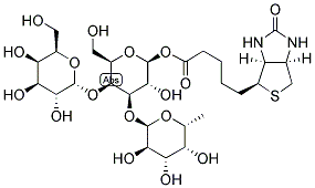 BIOTIN-BLOOD GROUP B TRISACCHARIDE Struktur