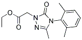 ETHYL 2-[4-(2,6-DIMETHYLPHENYL)-3-METHYL-5-OXO-4,5-DIHYDRO-1H-1,2,4-TRIAZOL-1-YL]ACETATE Struktur