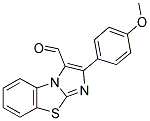 2-(4-METHOXY-PHENYL)-BENZO[D]IMIDAZO[2,1-B]THIAZOLE-3-CARBALDEHYDE Struktur