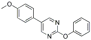 5-(4-METHOXYPHENYL)-2-PHENOXYPYRIMIDINE Struktur