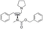 (S)-(1-BENZYL-2-PYRROLIDIN-1-YL-ETHYL)-METHYL-CARBAMIC ACID BENZYL ESTER Struktur