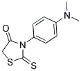 3-(4-DIMETHYLAMINO-PHENYL)-2-THIOXO-THIAZOLIDIN-4-ONE Struktur