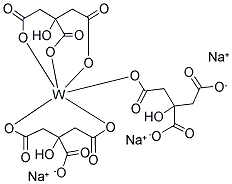 TUNGSTEN SODIUM CITRATE Struktur