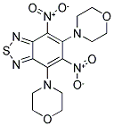 4,6-DIMORPHOLIN-4-YL-5,7-DINITRO-2,1,3-BENZOTHIADIAZOLE Struktur