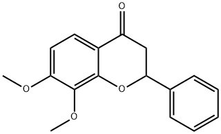 7,8-DIMETHOXYFLAVANONE Struktur