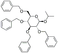 ISOPROPYL 2,3,4,6-TETRA-O-BENZYL-BETA-D-GLUCOPYRANOSIDE Struktur