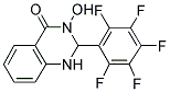 3-HYDROXY-2-PENTAFLUOROPHENYL-2,3-DIHYDRO-1H-QUINAZOLIN-4-ONE Struktur