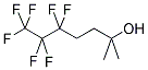 2-METHYL-4-PERFLUOROPROPYL-2-BUTANOL Struktur