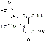 ETHYLENEDIAMINE-N,N,N',N'-TETRAACETIC ACID DIAMMONIUM SALT Struktur