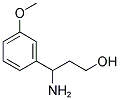 3-AMINO-3-(3-METHOXY-PHENYL)-PROPAN-1-OL Struktur