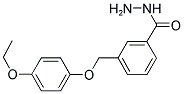 3-(4-ETHOXY-PHENOXYMETHYL)-BENZOIC ACID HYDRAZIDE Struktur