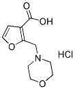 2-MORPHOLIN-4-YLMETHYL-FURAN-3-CARBOXYLIC ACIDHYDROCHLORIDE Struktur