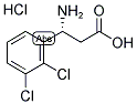 (R)-3-AMINO-3-(2,3-DICHLORO-PHENYL)-PROPANOIC ACID HYDROCHLORIDE Struktur