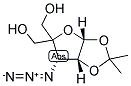 3-AZIDO-3-DEOXY-4-HYDROXY-METHYL-1,2-O-ISOPROPYLIDENE-A-D-RIBOFURANOSE Struktur