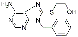 2-[(6-AMINO-9-BENZYL-9H-PURIN-8-YL)THIO]ETHANOL Struktur