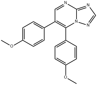 4-[6-(4-METHOXYPHENYL)[1,2,4]TRIAZOLO[1,5-A]PYRIMIDIN-7-YL]PHENYL METHYL ETHER Struktur