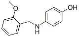 4-((2-METHOXYBENZYL)AMINO)PHENOL Struktur