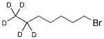 1-BROMOHEPTANE-6,6,7,7,7-D5 Struktur