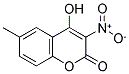 4-HYDROXY-6-METHYL-3-NITROCOUMARIN Struktur