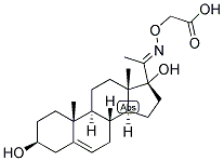 17-HYDROXYPREGNENOLONE CARBOXYMETHYLOXIME Struktur