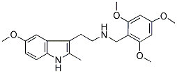 N-[2-(5-METHOXY-2-METHYL-1H-INDOL-3-YL)ETHYL]-N-(2,4,6-TRIMETHOXYBENZYL)AMINE Struktur