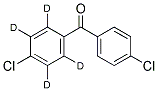 4,4'-DICHLOROBENZOPHENONE-2,3,5,6-D4 Struktur