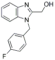 [1-(4-FLUOROBENZYL)-1H-BENZIMIDAZOL-2-YL]METHANOL Struktur