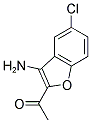 1-(3-AMINO-5-CHLORO-BENZOFURAN-2-YL)-ETHANONE Struktur