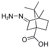 (3E)-3-HYDRAZONO-4,7,7-TRIMETHYLBICYCLO[2.2.1]HEPTANE-1-CARBOXYLIC ACID Struktur