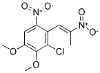 1-(2-CHLORO-3,4-DIMETHOXY-6-NITROPHENYL)-2-NITROPROPENE Struktur