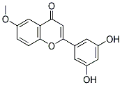 3',5'-DIHYDROXY-6-METHOXYFLAVONE Struktur