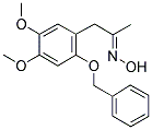 (2-BENZYLOXY-4,5-DIMETHOXYPHENYL)ACETONE OXIME Struktur