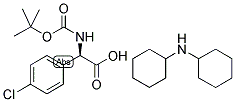 BOC-D-PHG(4-CL)-OH DCHA Struktur