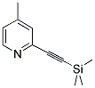 2-[2-(TRIMETHYLSILYL)ETHYNYL]-4-PICOLINE Struktur