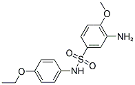 3-AMINO-N-(4-ETHOXY-PHENYL)-4-METHOXY-BENZENESULFONAMIDE Struktur