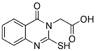 (2-MERCAPTO-4-OXOQUINAZOLIN-3(4H)-YL)ACETIC ACID Struktur