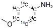 4-METHOXYANILINE, [RING-14C(U)] Struktur