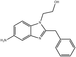 2-(5-AMINO-2-BENZYL-BENZOIMIDAZOL-1-YL)-ETHANOL Struktur