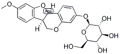 MEDICARPIN-3-O-GLUCOSIDE Struktur