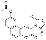 9-ACETOXY-2-(4-(2,5-DIHYDRO-2,5-DIOXO-1H-PYRROL-1-YL)-3-OXO-3-H-NAPHTHO[2,1-B]PYRAN Struktur